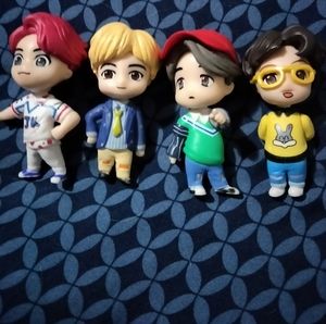 BTS (Jhope, Jimin, Jin, Jungkook) figurines
